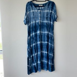 Nesting Olive Modern House Dress Nursing Gown